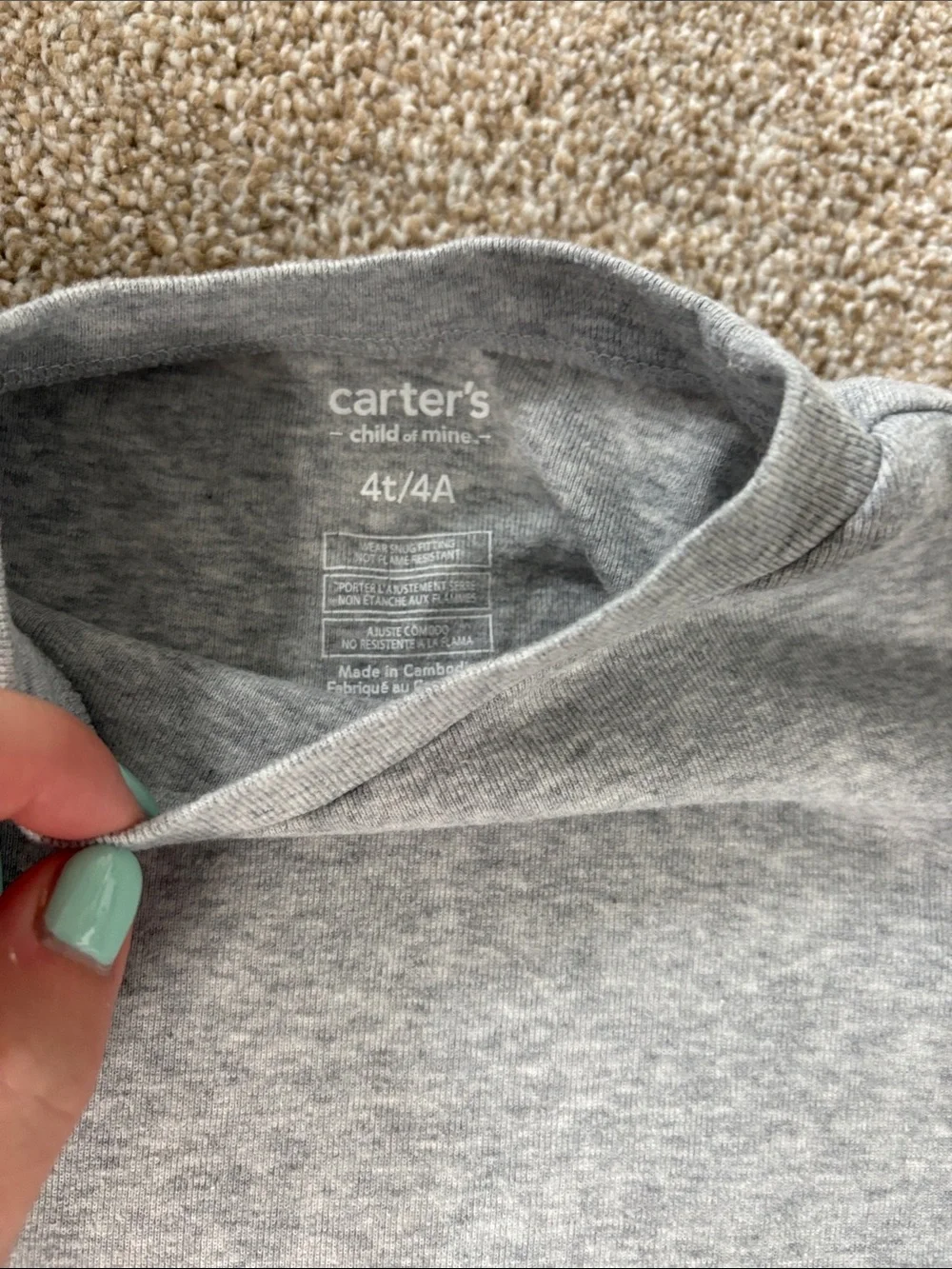 4T Toddler Boy Carter's Two-Piece Pajama Sets